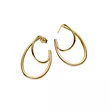263870C00  Shaped Double Hoop ženske minđuše