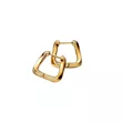 263875C00 PANDORA Twisted Triangle Small Hoop ženske minđuše