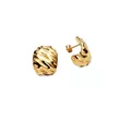 263879C00 PANDORA Rippled Wide ženske minđuše
