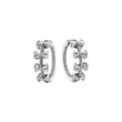 293545C01 PANDORA Sparkling Bow Row Hoop ženske minđuše