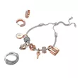 593090C00-2 PANDORA Moments Studded Chain Slider