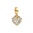 763765C01 PANDORA Sparkling Heart Double Dangle ženski provezak