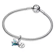 793746C01 PANDORA Hummingbird Double Dangle privezak