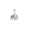 793858C01 PANDORA Turquoise-coloured Elephant Mini Dangle ženski privezak
