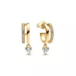 263685C01 PANDORA Dangling Heart Hoop minđuše