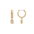 SKJ1864710 SKAGEN Anja Rose Quartz Gold-Tone ženske minđuše