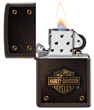 49466 ZIPPO UPALJAC HARLEY DAVIDSON BROWN