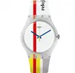 SUOZ297 SWATCH The red shiny line unisex ručni sat