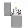 Z49452 ZIPPO Flat Gray Logo upaljač
