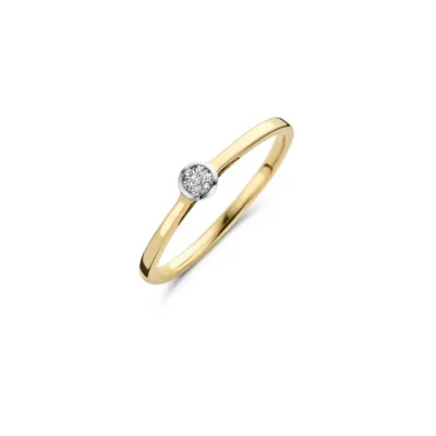 1653BDI/54 BLUSH ZLATNI NAKIT 14ct dijamant ženski prsten