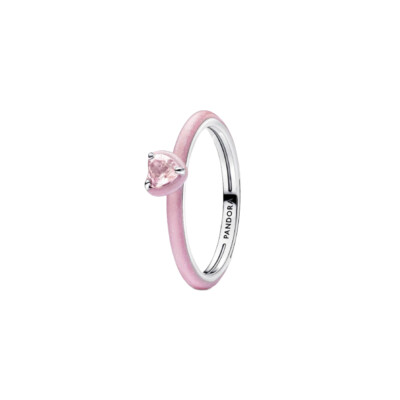 193088C02-52 PANDORA Pink Chakra Heart prsten