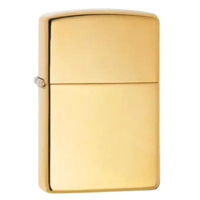 254B ZIPPO Upaljač  -Hi Polish Brass Wo/s