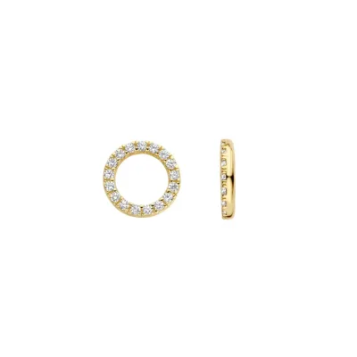 9066YZI BLUSH ZLATNI NAKIT 14ct privezak za minđuše