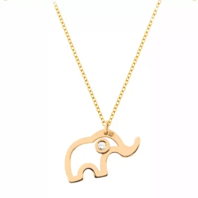 EBZ035083 EKAN NAKIT Diamond Symbols ogrlica 14k