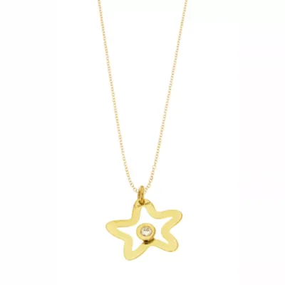 EBZ035098 EKAN NAKIT Diamond Symbols ogrlica 14k