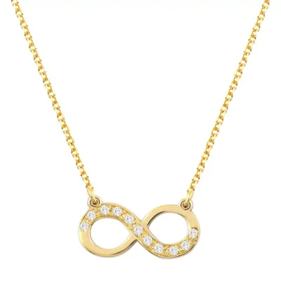 EBZ039844 EKAN NAKIT Diamond Symbols ogrlica 14k