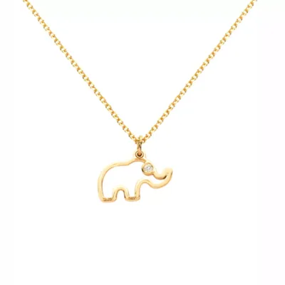 EBZ044030 EKAN NAKIT Diamond Symbols ogrlica 14k