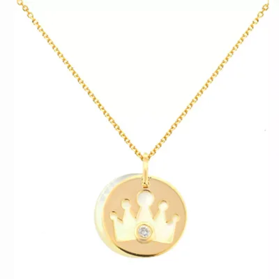 EBZ048197 EKAN NAKIT Diamond Pearls ogrlica 14k
