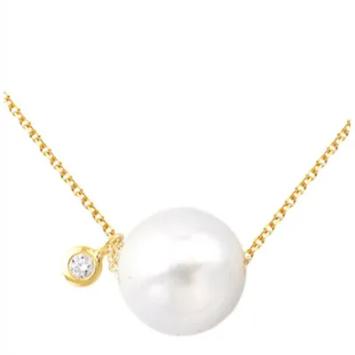 EBZ067865 EKAN NAKIT Diamond Pearls ogrlica 14k