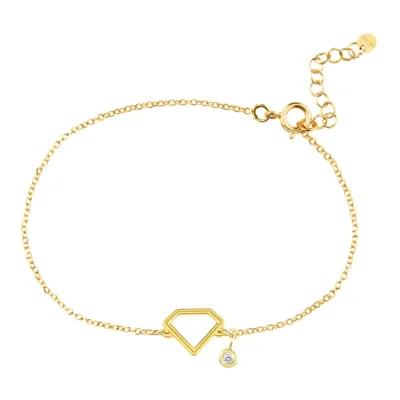EBZ068128 EKAN NAKIT Diamond Symbols narukvica 14k