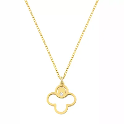 EBZ075767 EKAN NAKIT Diamond Symbols ogrlica 14k