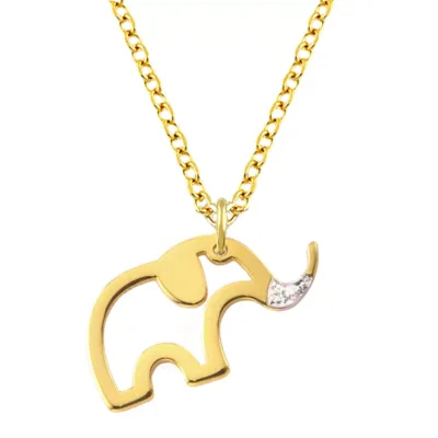 EBZ084390 EKAN NAKIT Diamond Symbols ogrlica 14k