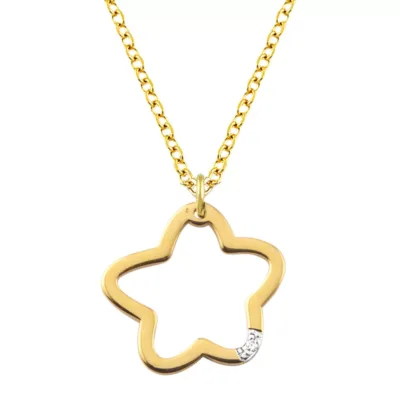 EBZ084401 EKAN NAKIT Diamond Symbols ogrlica 14k