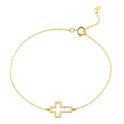 EBZ084455 EKAN NAKIT Diamond Symbols narukvica 14k