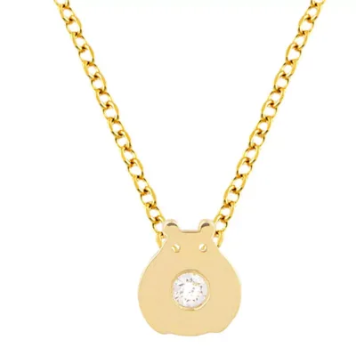 EBZ087357 EKAN NAKIT Diamond Symbols ogrlica 14k