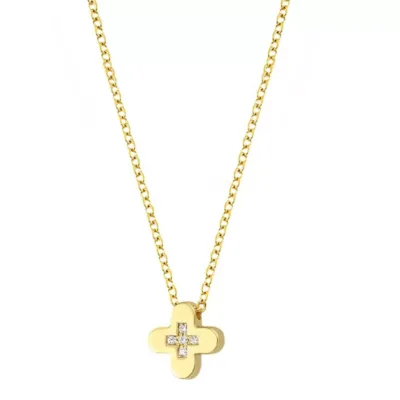 EBZ097740 EKAN NAKIT Diamond Symbols ogrlica 14k