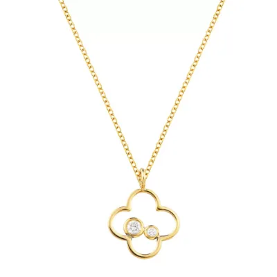 EBZ102613 EKAN NAKIT Diamond Symbols ogrlica 14k