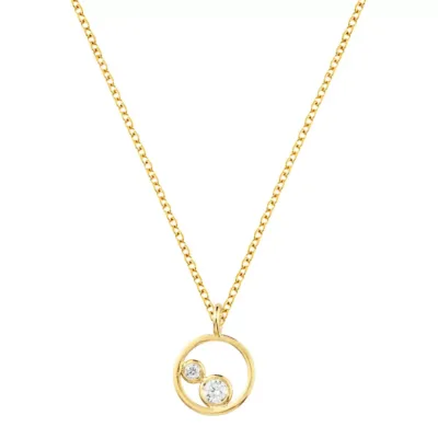 EBZ102622 EKAN NAKIT Diamond Symbols ogrlica 14k