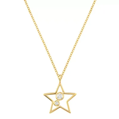 EBZ102624 EKAN NAKIT Diamond Symbols ogrlica 14k