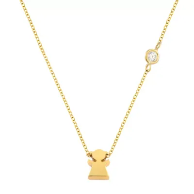 EBZ106056 EKAN NAKIT Diamond Baby ogrlica 14k