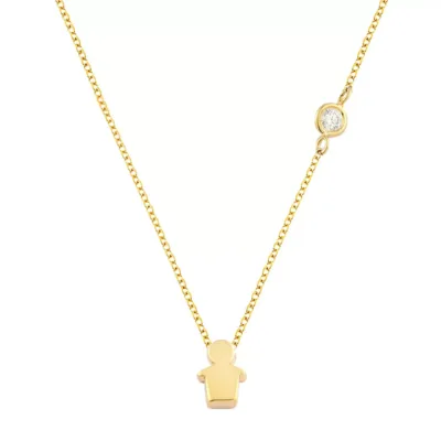 EBZ106057 EKAN NAKIT Diamond Baby ogrlica14k