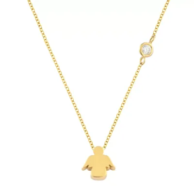 EBZ106064 EKAN NAKIT Diamond Symbols ogrlica 14k