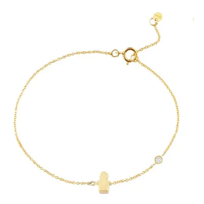 EBZ106071 EKAN NAKIT Diamond Baby narukvica 14k