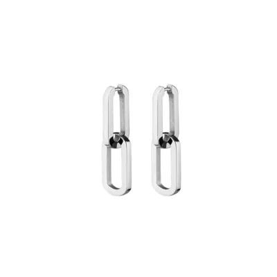 JEDHS-J586 ROSEFIELD NAKIT Dual Hoops ženske minduše