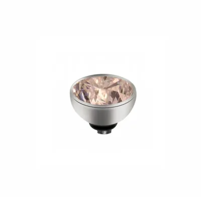 M01SR5011SSSALMON MELANO Twisted CZ Meddy kamenčić
