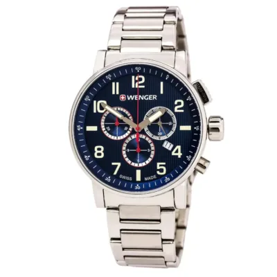01.0343.106 WENGER Attitude Chrono  Stainless Steel Swiss Made ručni sat