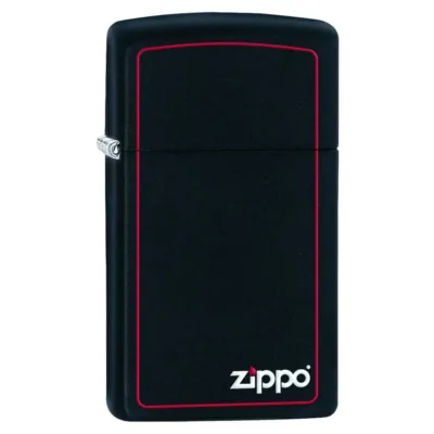 1618ZB ZIPPO Upaljač Slim Black Zippo Bor