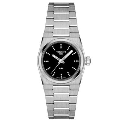 T137.010.11.056.00 TISSOT PRX LR Q STEEL BLK RUCNI SAT