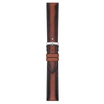 ON.T852046842 TISSOT LEATHER SMOKE BEIGE