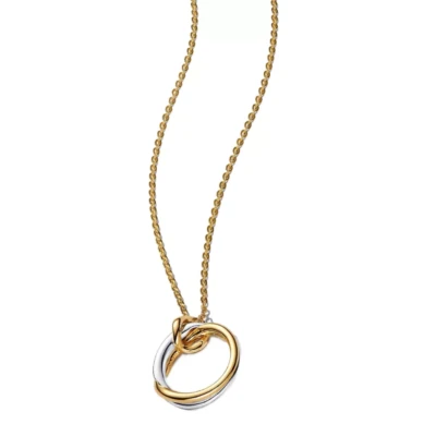 363882C00-45 PANDORA Organically Shaped Two-Tone ženska ogrlica