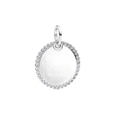 394007C01 PANDORA Engravable Round Tag privezak