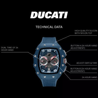 DTWGO0001901 DUCATI muški ručni sat - Dcuati DTWGO00019012Ctehnical