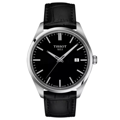 T150.410.16.051.00 TISSOT PR100 STEEL/LEATH.BLACK RUČNI SAT