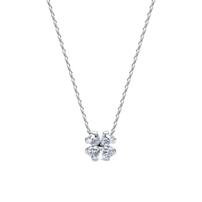 394502C01-45 PANDORA Sparkling Lucky Clover Pendant ženska ogrlica srebro 925 CC/26