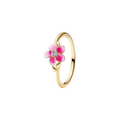 163844C01-52 PANDORA NAKIT Disney Moana Flower ženski prsten 14k pozl CD/26