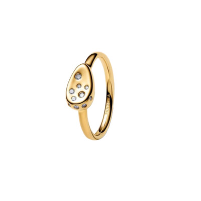 164672C01-56 PANDORA NAKIT Small Stone-Set Oval Signet ženski prsten 14k pozl CD/26